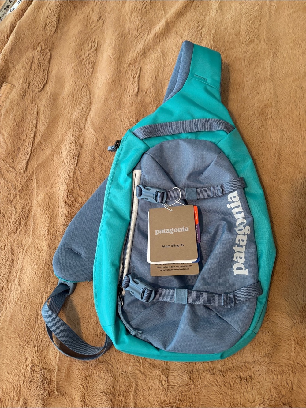 Patagonia Fresh Teal Atom Sling 8L Crossbody Pack